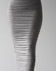 BUYBACK - Double Layered Ruched Maxi Skirt - EMMYDEVEAUX