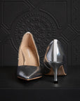 SALE - Chrome Harper Heel - EMMYDEVEAUX