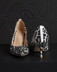 SALE - Leopard Harper Heel - EMMYDEVEAUX