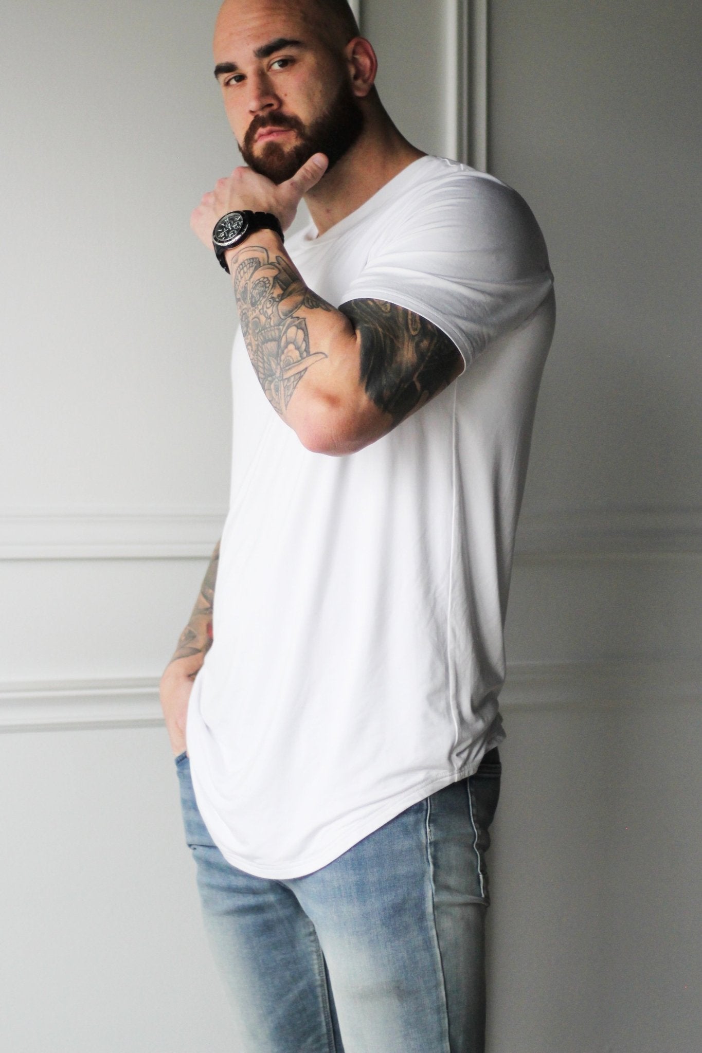 SALE - Men's Double Layered T-Shirt - EMMYDEVEAUX