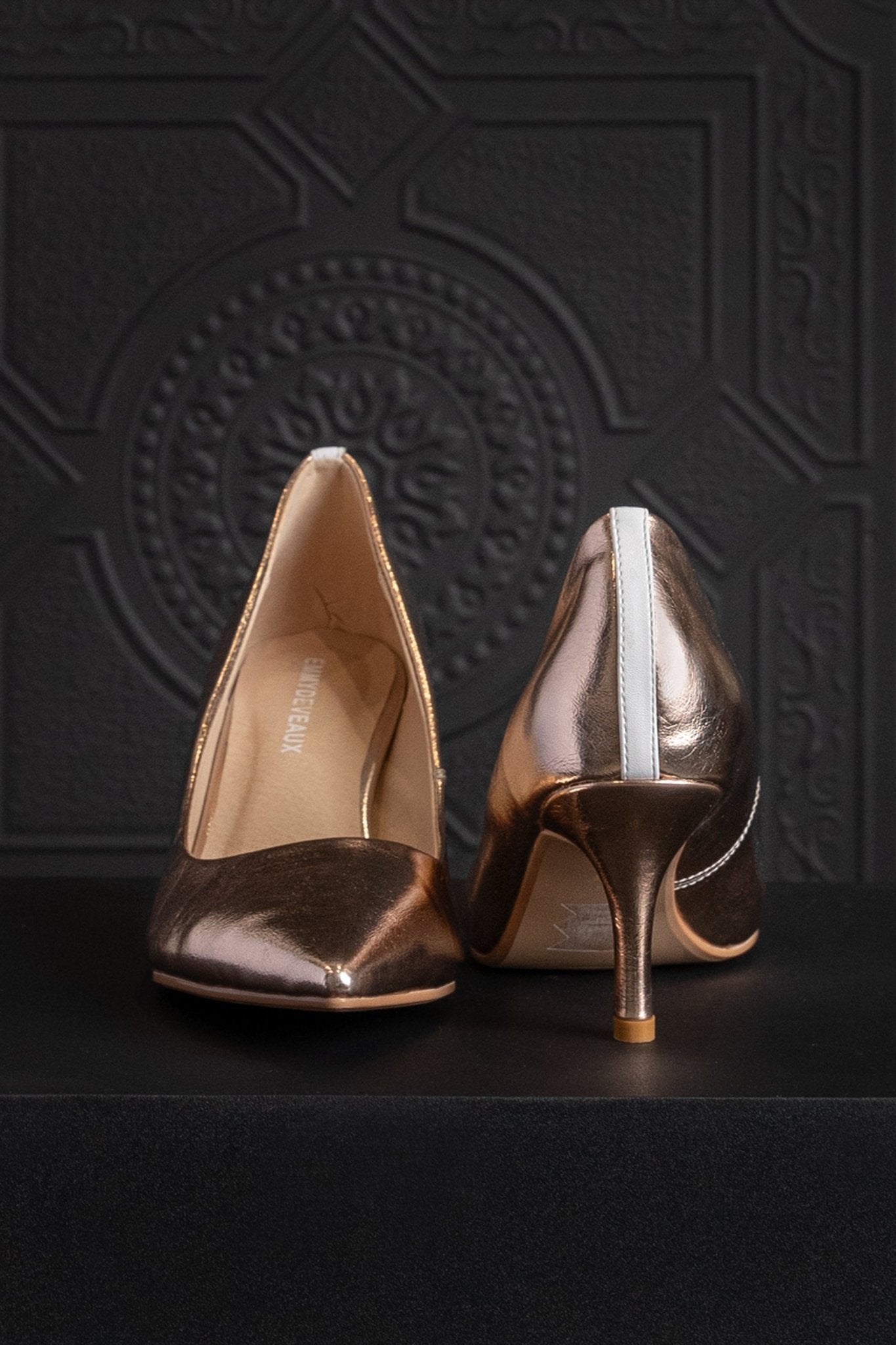 SALE - Rosegold Harper Heel - EMMYDEVEAUX