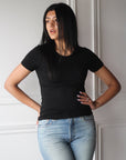 Short Sleeved Crew Neck Shirt - EMMYDEVEAUX