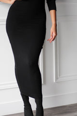 Compression Tank Maxi Bodycon With Zipper - EMMYDEVEAUX