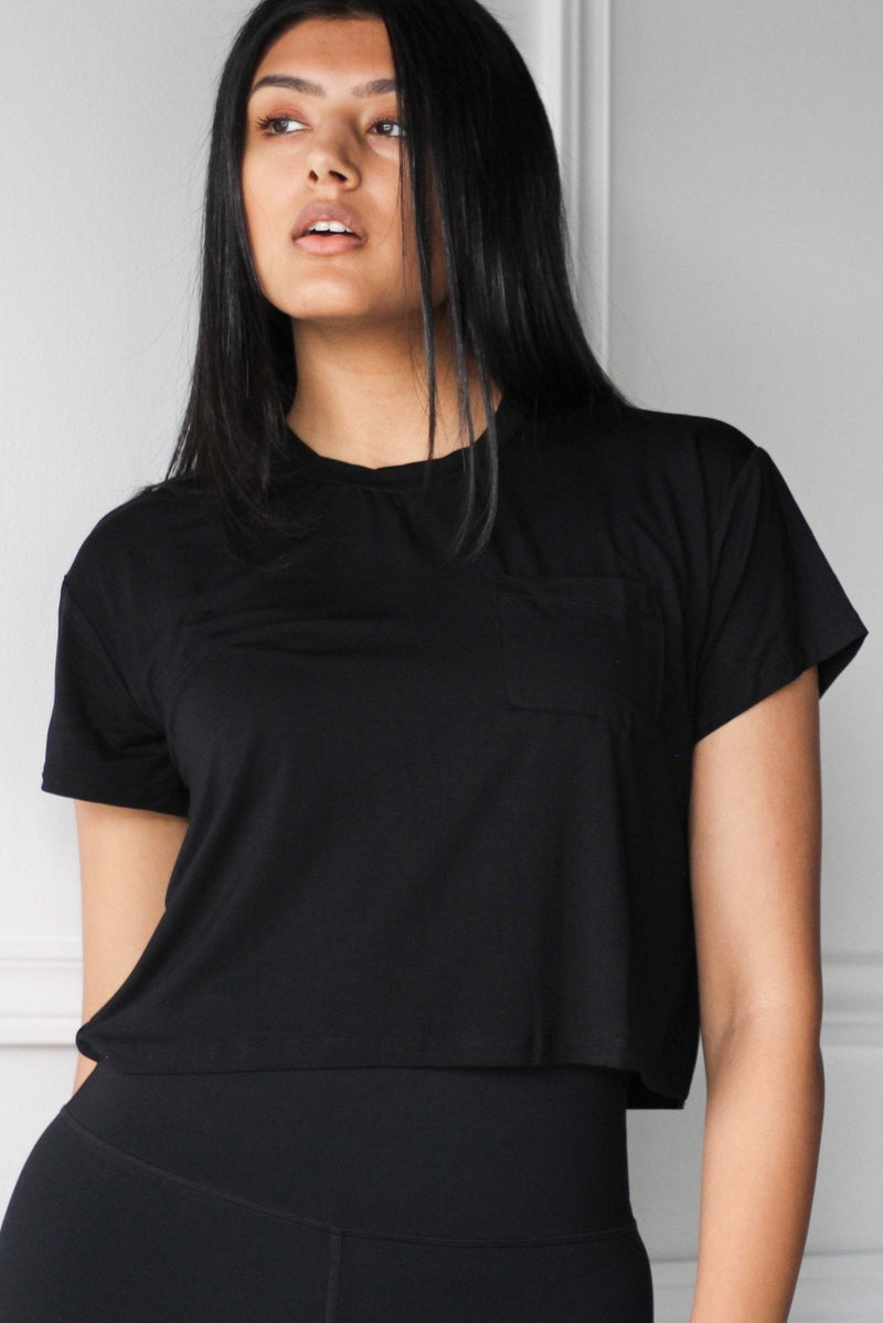 Cropped T-Shirt - EMMYDEVEAUX