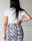 Double Layered Ruched Mini Skirt - EMMYDEVEAUX