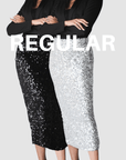 EMMYEXECUTIVE - Regular Sequin Pencil Skirt - EMMYDEVEAUX