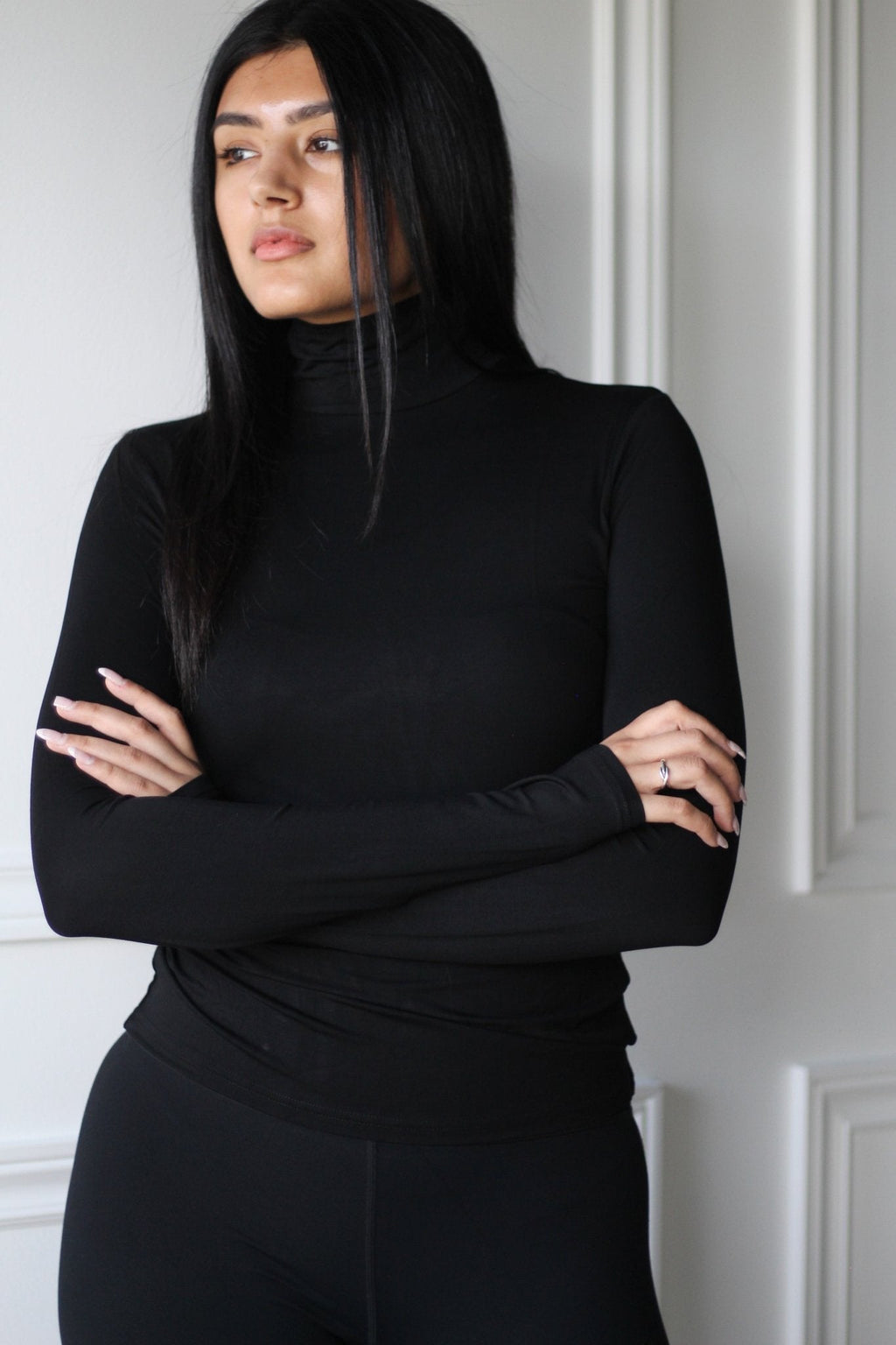 Long Sleeved Turtleneck Shirt – EMMYDEVEAUX