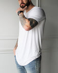Men's Double Layered Relaxed Fit T-Shirt - EMMYDEVEAUX